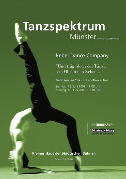 Und trägt doch der Tänzer sein Ohr in den Zehen Und trägt doch der Tänzer sein Ohr in den Zehen
